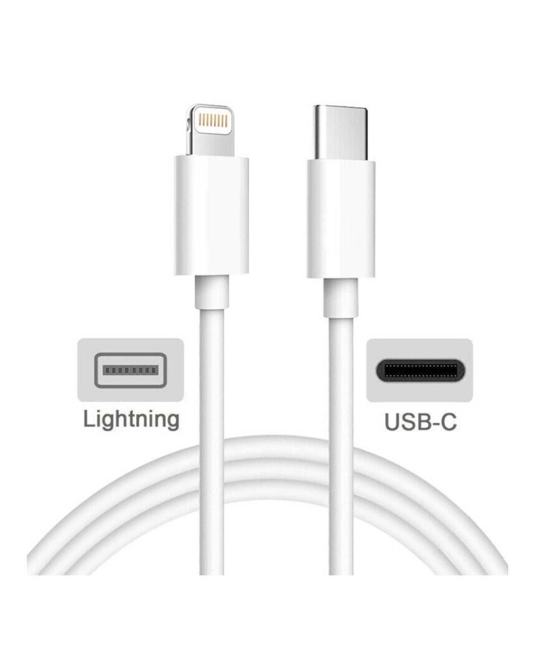 CABLE APPLE TIPO C  LIGHTNING