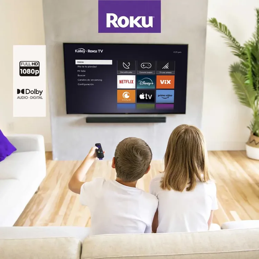 TV KALLEY 40 PULGADAS 102 CM K-RTV40FHD SMART TV ROKU TV