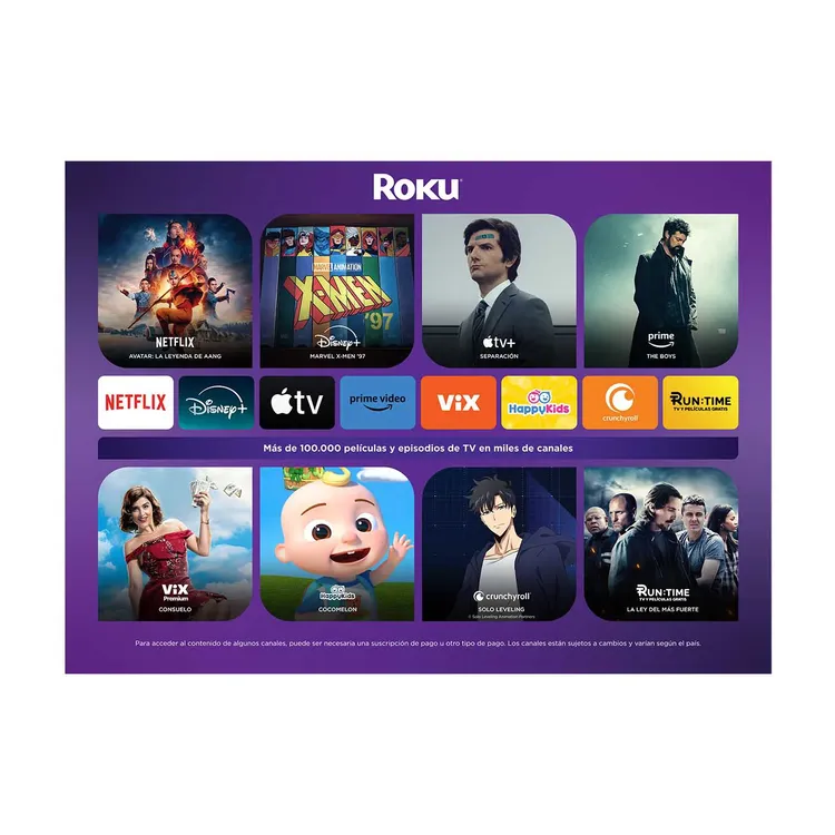 TV KALLEY 40 PULGADAS 102 CM K-RTV40FHD SMART TV ROKU TV