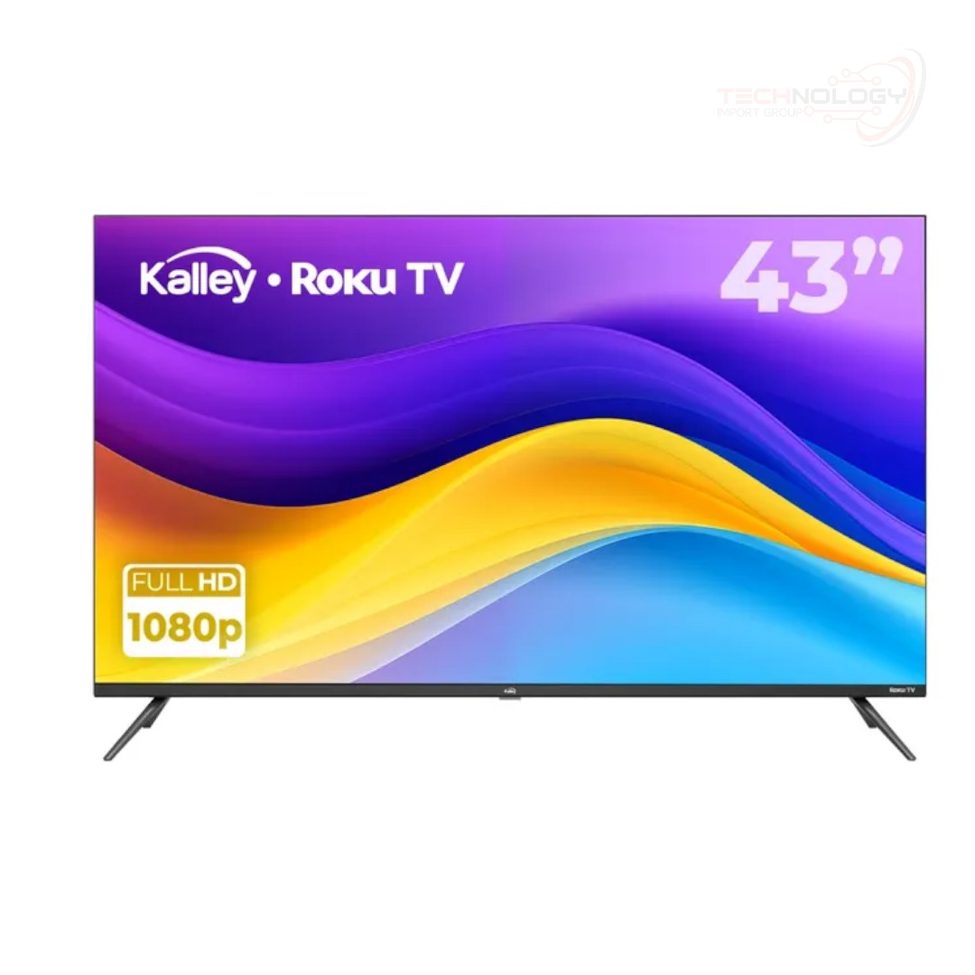TV KALLEY 43" Pulgadas 109 cm K-RTV43FHD Smart TV Roku TV