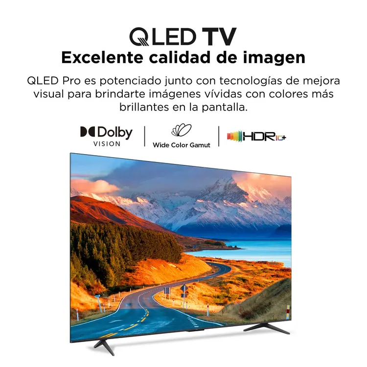 TV TCL 65" PULGADAS 165 CM 65 C655 ADVANCED 4K-UHD QLED SMART TV GOOGLE
