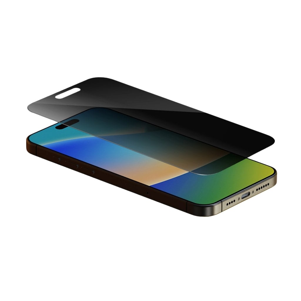 ArtsCase Vidrio Elite Privacy Glass para iPhone 16 Pro Max - Protector de Pantalla de Privacidad, Dureza 9H