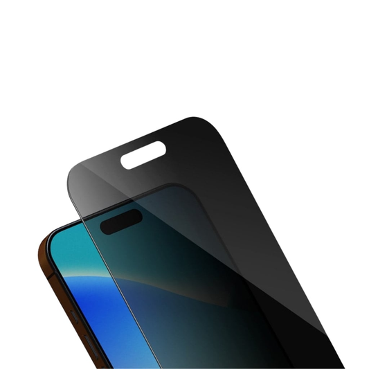 ArtsCase Vidrio Elite Privacy Glass para iPhone 16 Pro Max - Protector de Pantalla de Privacidad, Dureza 9H
