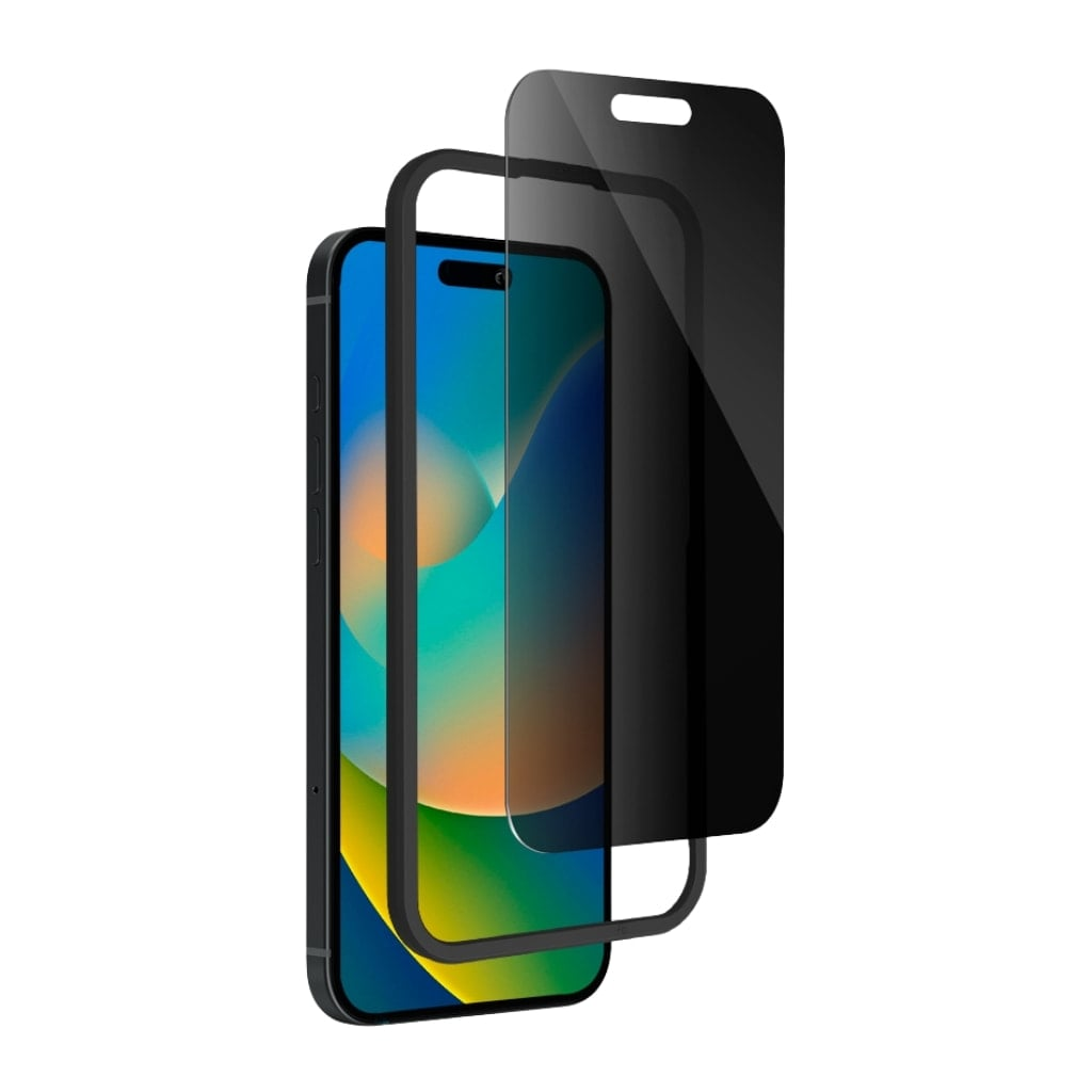 ArtsCase Vidrio Elite Privacy Glass para iPhone 16 Pro Max - Protector de Pantalla de Privacidad, Dureza 9H