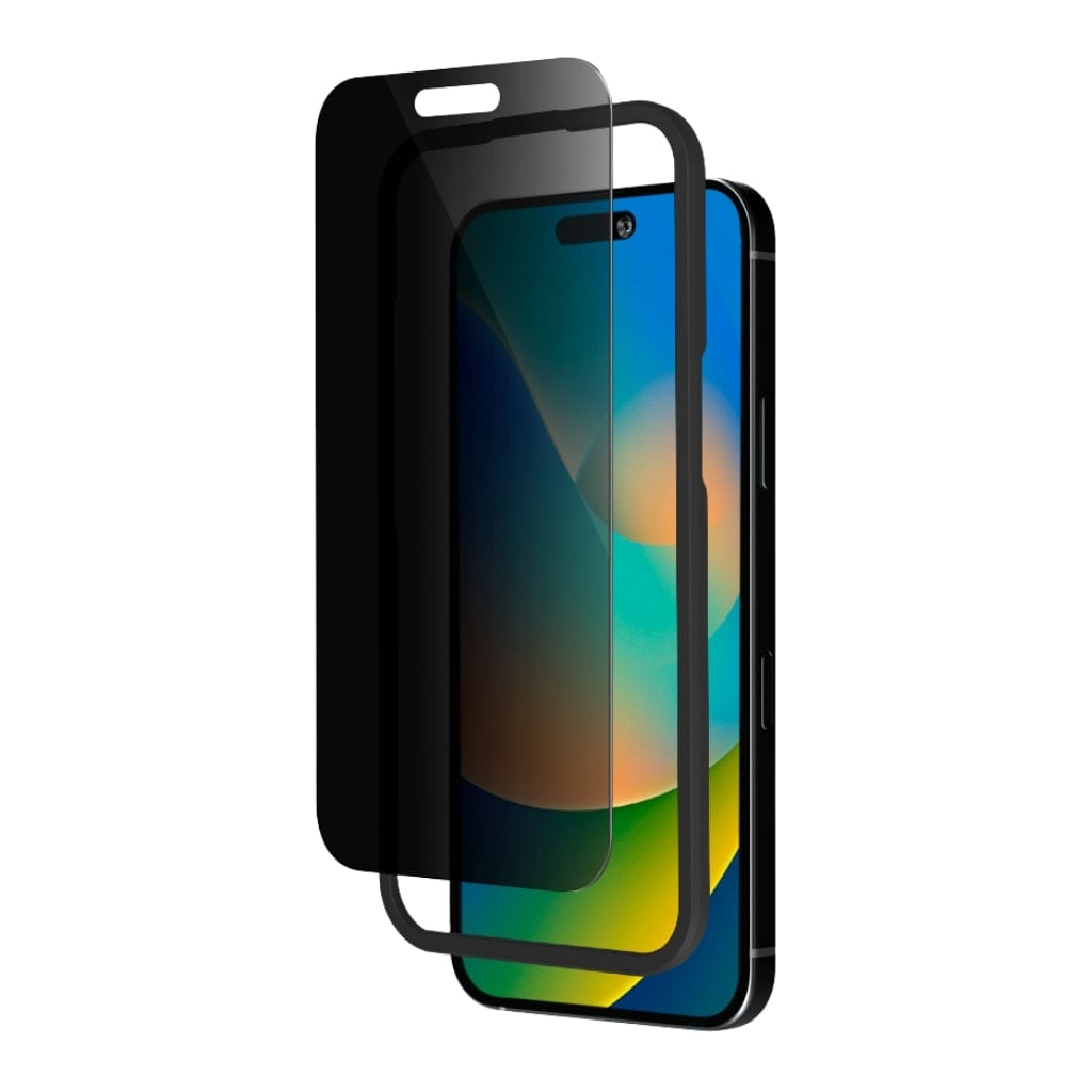 ArtsCase Vidrio Elite Privacy Glass para iPhone 16 Pro Max - Protector de Pantalla de Privacidad, Dureza 9H