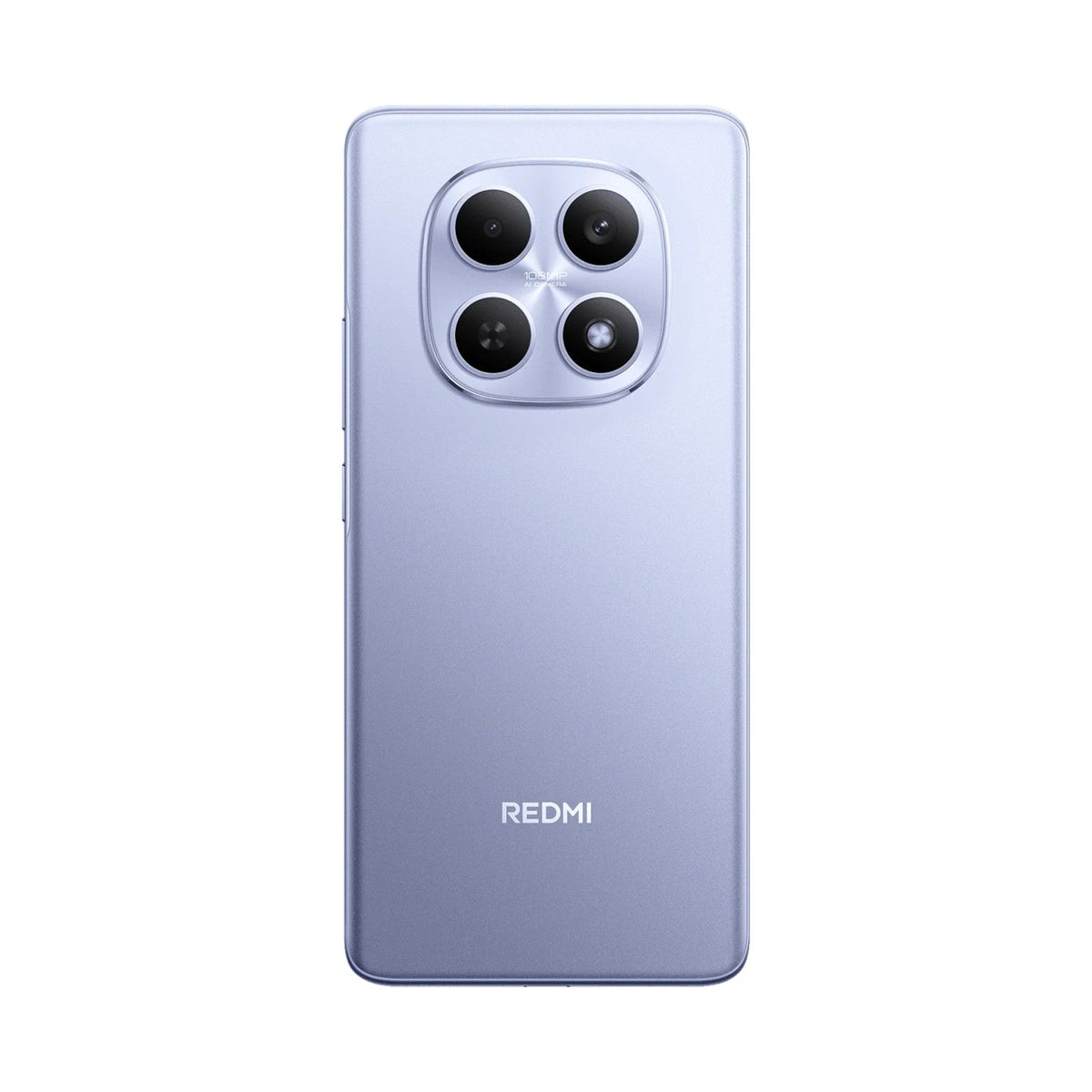Smartphone OBIL STORE Xiaomi Redmi Note 15 color lavanda con módulo de cámara cuádruple de 108MP y diseño elegante